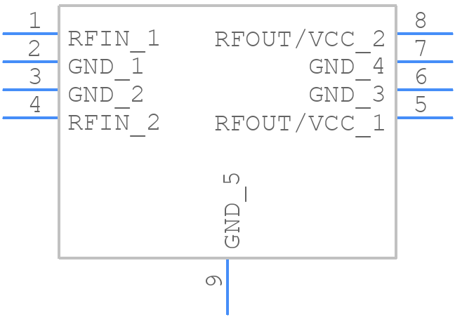 CGA6618Z - Qorvo - PCB symbol