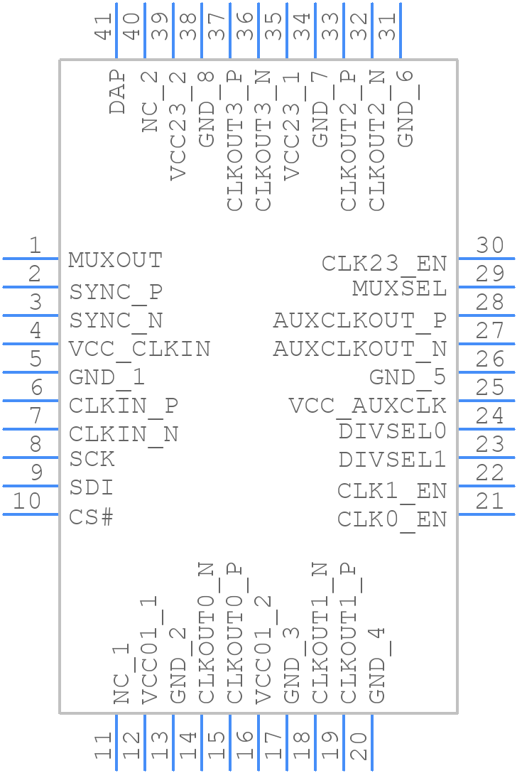 LMX1214RHAT - Texas Instruments - PCB symbol