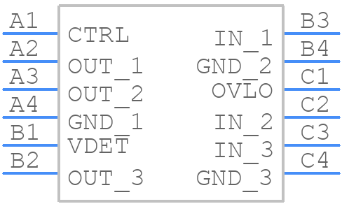 FPF3382UCX - onsemi - PCB symbol