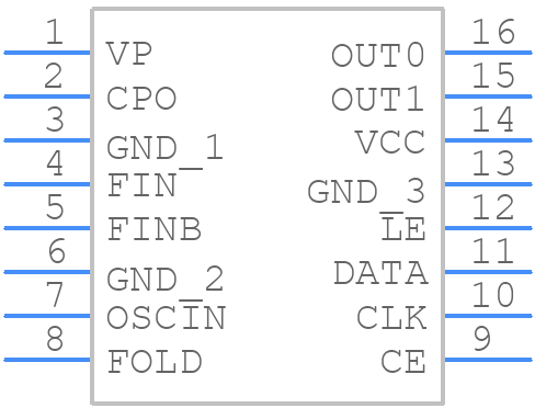 LMX2353TM - Texas Instruments - PCB symbol