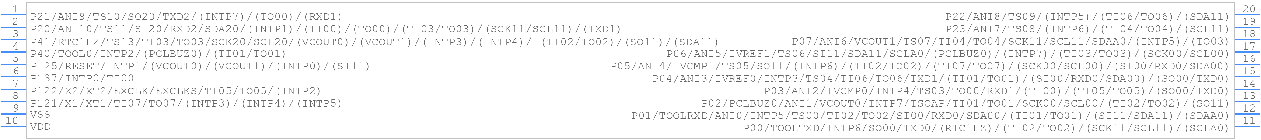 R5F1216CMSM#5F - Renesas Electronics - PCB symbol