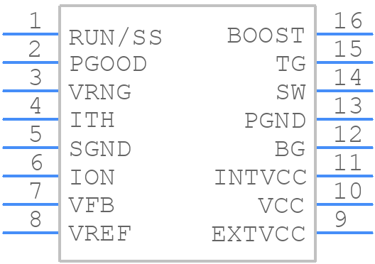 LTC3717EGN#TRPBF - Analog Devices - PCB symbol