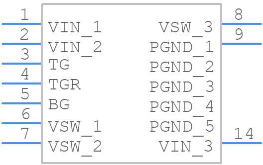CSD87331Q3D - Texas Instruments - PCB symbol