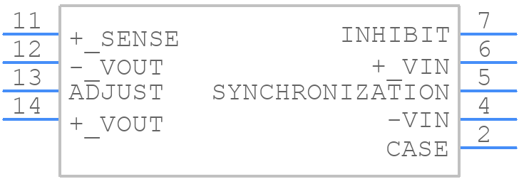 MTC1528S3V3 - XP POWER - PCB symbol