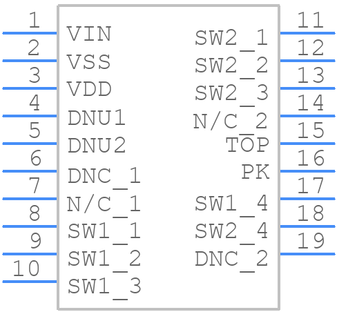 CPC2501MTR - LITTELFUSE - PCB symbol