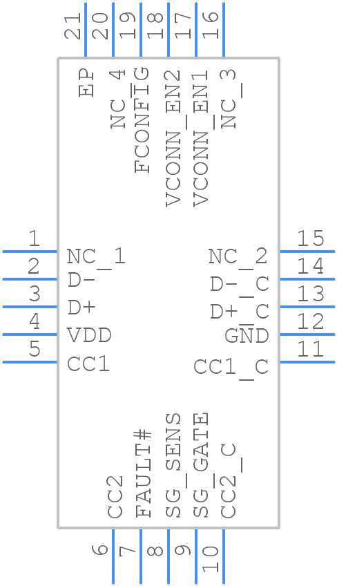 UCS4002-E/6N - Microchip - PCB symbol