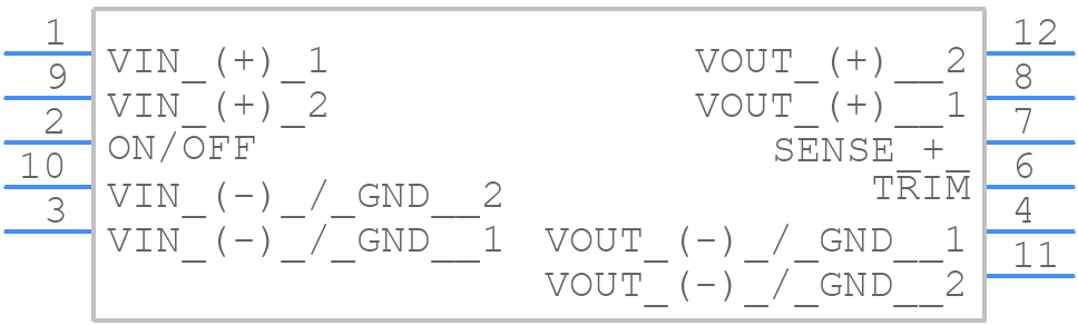 I7A4W060A033V-0C0-R - TDK Lambda - PCB symbol
