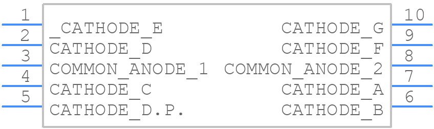 LTS-5701AY - Lite-On - PCB symbol