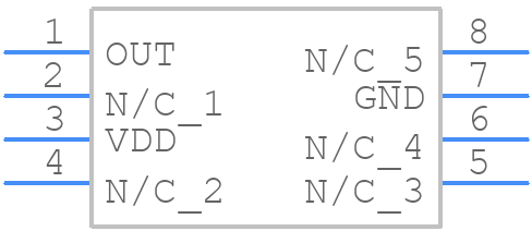 XGZP6869A200KPGL0 - CF Sensor - PCB symbol