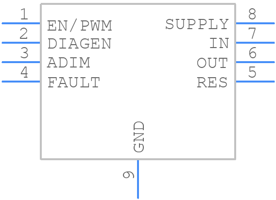 TPS92629QDGNRQ1 - Texas Instruments - PCB symbol
