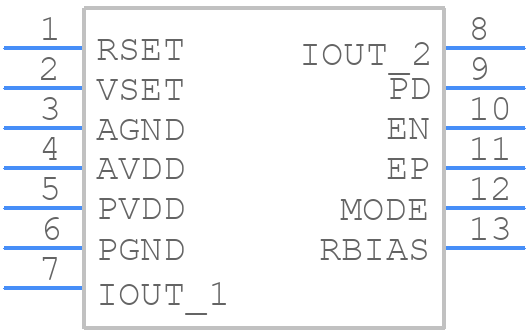 LMH13000RQER - Texas Instruments - PCB symbol