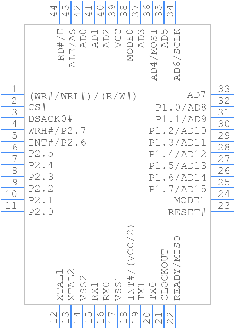 AS82527F8 - Intel - PCB symbol
