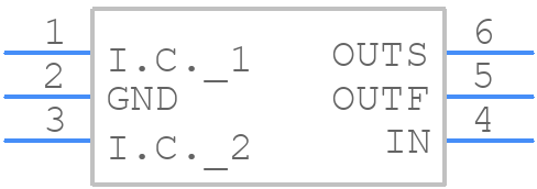 MAX6043BAUT50+T - Analog Devices - PCB symbol