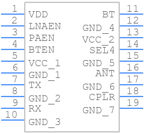 QM42500SB - Qorvo - PCB symbol
