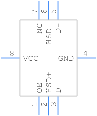 FSUSB31L8X - onsemi - PCB symbol