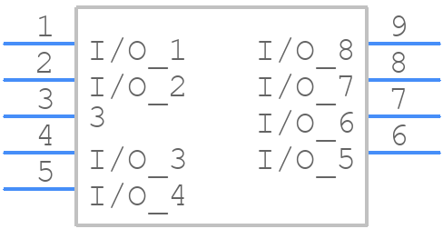 RCLAMP03348P - SEMTECH - PCB symbol