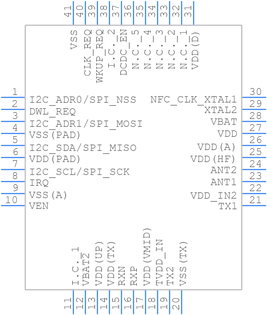 PN7160A1HN - NXP - PCB symbol