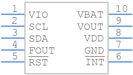 AB-RTC-XB-32.768KHZ-2-T3 - ABRACON - PCB symbol