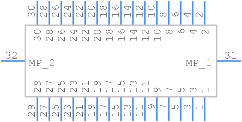 F10-10203045R - Harwin - PCB symbol
