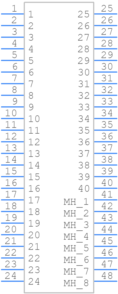 F11-10004042R - Harwin - PCB symbol
