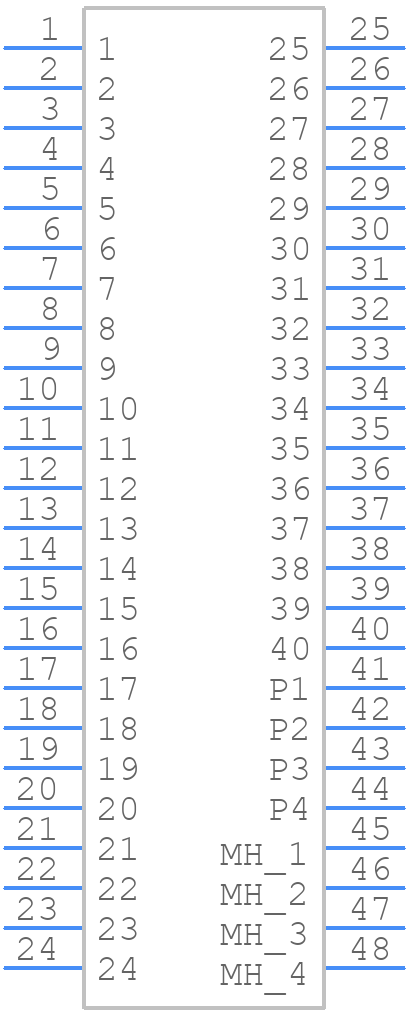 F11-20004042R - Harwin - PCB symbol