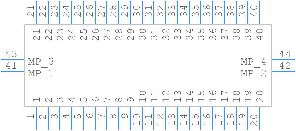 F12-10004042R - Harwin - PCB symbol