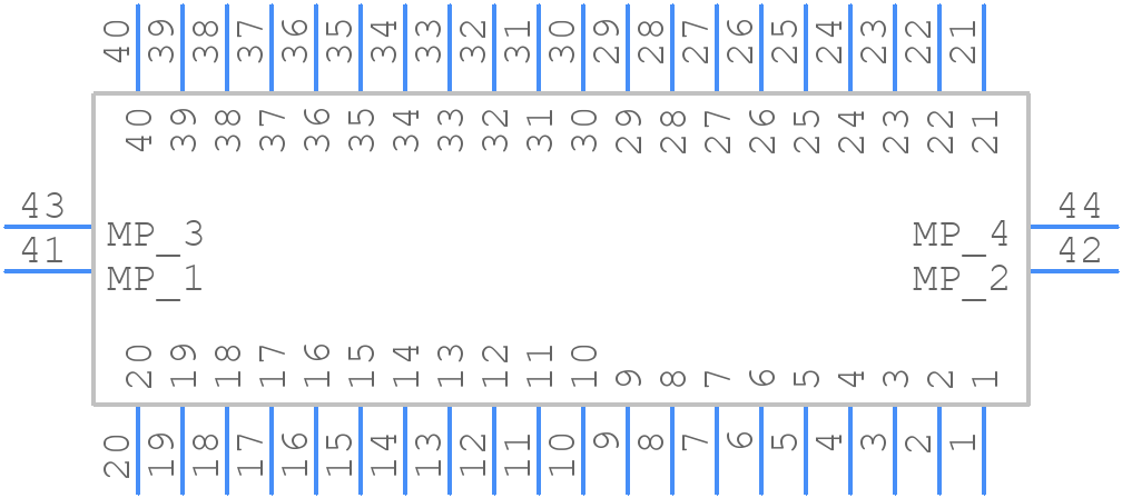 F12-20004045R - Harwin - PCB symbol
