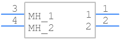 KA1-MH10205M4 - Harwin - PCB symbol