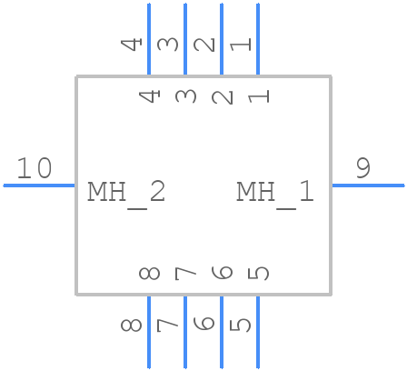 M80-5090842 - Harwin - PCB symbol