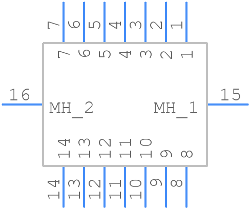 M80-5091442 - Harwin - PCB symbol