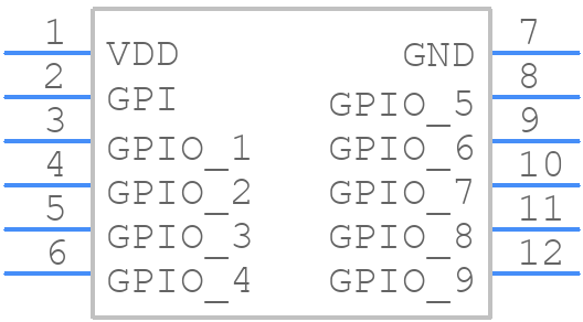SLG46120P - Renesas Electronics - PCB symbol