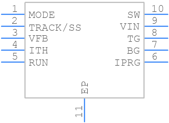 LTC3809IMSE-1#TRPBF - Analog Devices - PCB symbol
