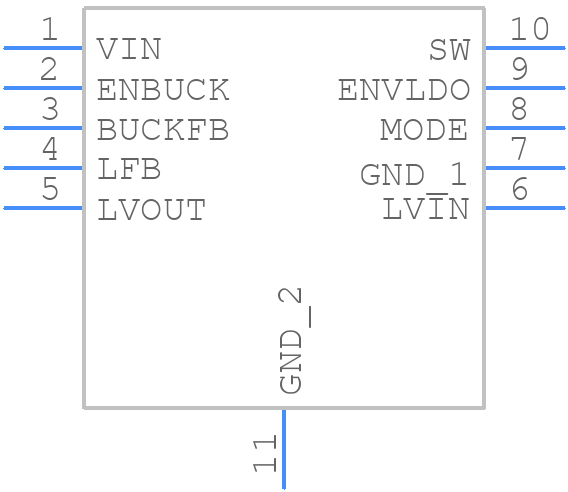 LTC3541EDD#PBF - Analog Devices - PCB symbol