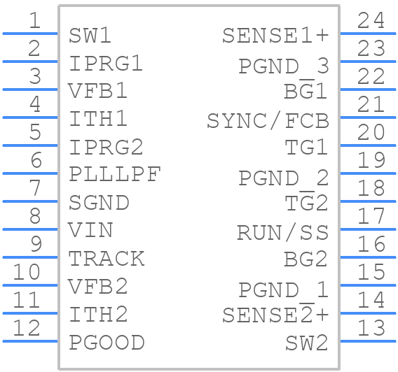 LTC3736EGN-2#PBF - Analog Devices - PCB symbol