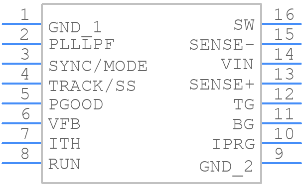 LTC3808EGN#PBF - Analog Devices - PCB symbol