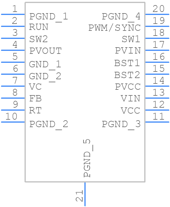 LTC3115IFE-2#WTRPBF - Analog Devices - PCB symbol