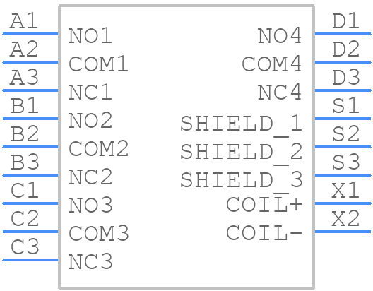 Y-D1R - LEACH - PCB symbol