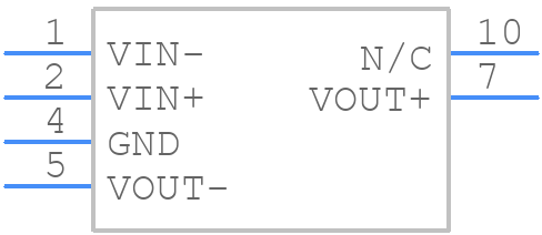 DC21-V0303DLF - Halo Electronics - PCB symbol