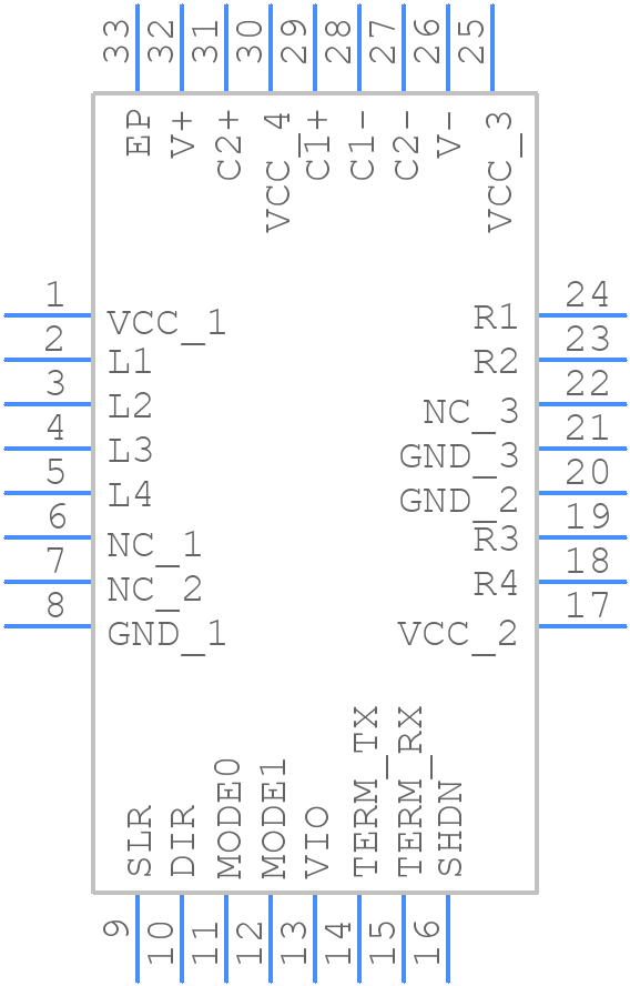THVD4421RHBR - Texas Instruments - PCB symbol