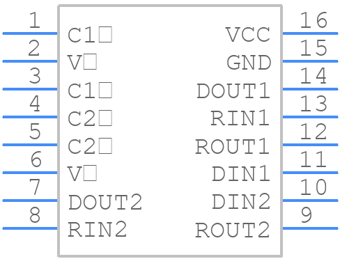 GM3232ESA - GATEMODE - PCB symbol