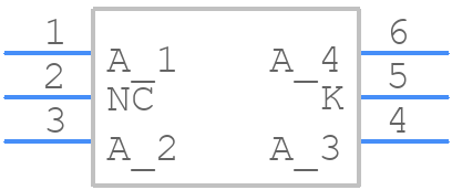 LCY G6SP-CBEA-5E-47 - ams OSRAM - PCB symbol
