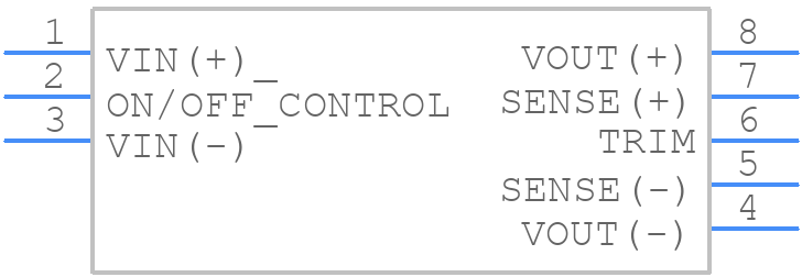 PKU3511SPI - Flex Power Modules - PCB symbol