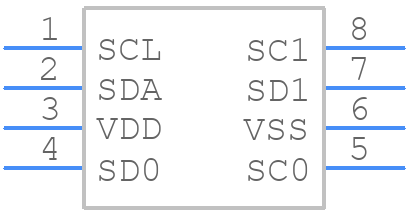 PCA9540BDP - NXP - PCB symbol