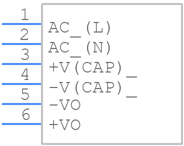 VTX-215-005-009 - VIGORTRONIX - PCB symbol