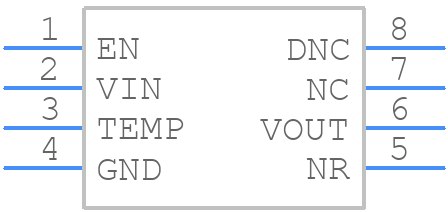 REF5050EIDR - Texas Instruments - PCB symbol