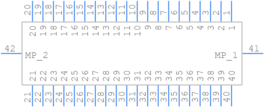 10132797-045100LF - Amphenol - PCB symbol