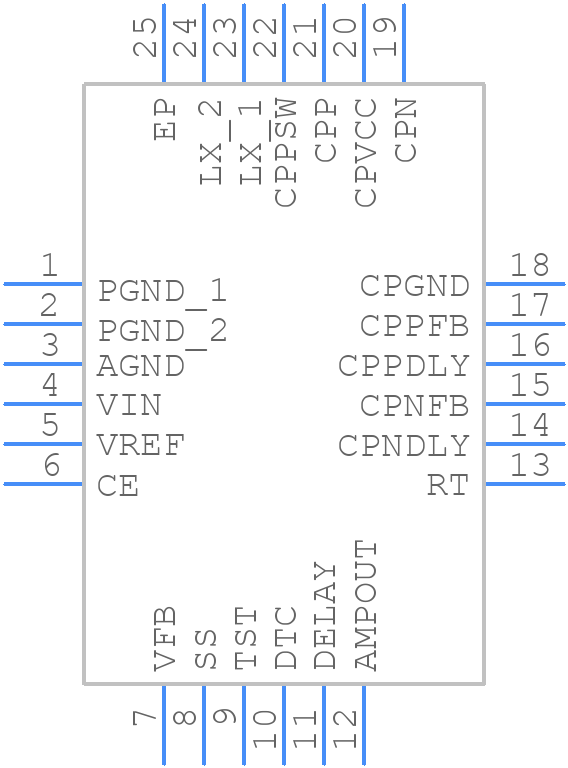 R1294L103A - Nisshinbo - PCB symbol