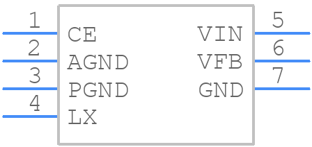 RP507K001B - Nisshinbo - PCB symbol