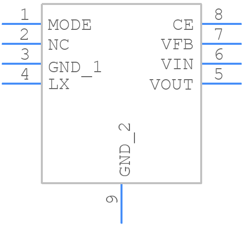 RP402K001A - Nisshinbo - PCB symbol