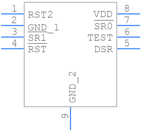 R3200K001B - Nisshinbo - PCB symbol